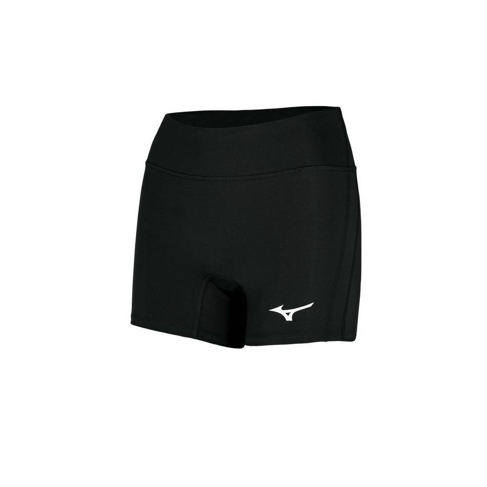 Mizuno Women's Elevated 4" Inseam Volleyball Shorts Black (440709-TLD)